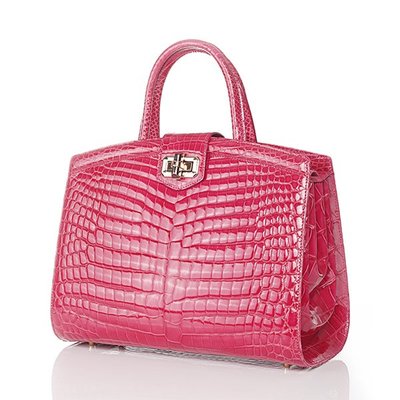 Crocodile MERJOEL bag Kiss pink 35