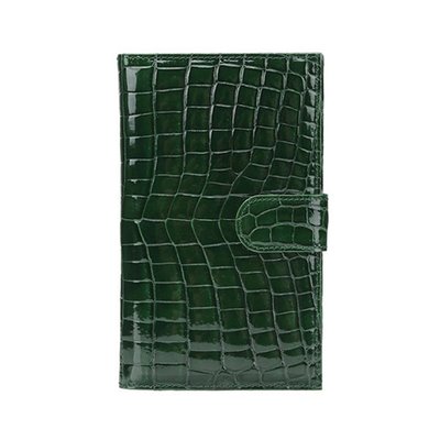 Roy crocodile wallet Deep green