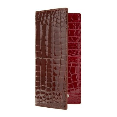 Double moon wallet Gold brown/cherry